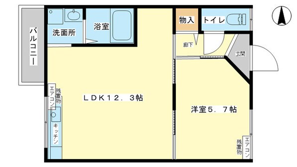 リバティハウスの物件間取画像